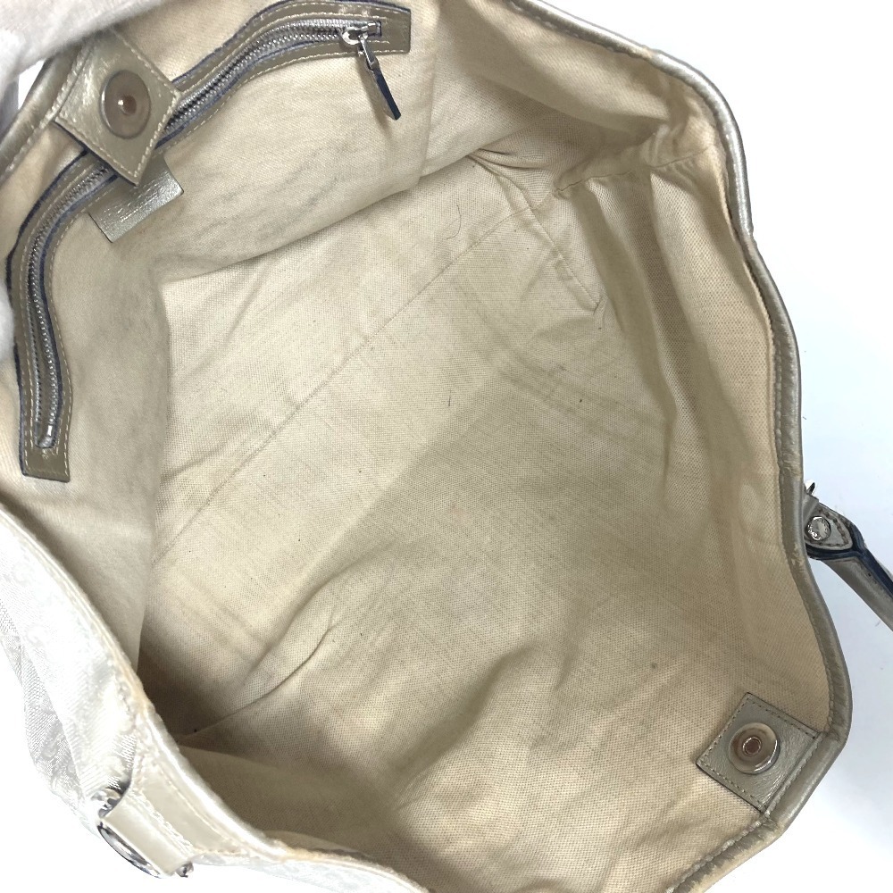 GUCCI GG Imprime Logo Bag Shoulder Tote Beige - Picture 12 of 15